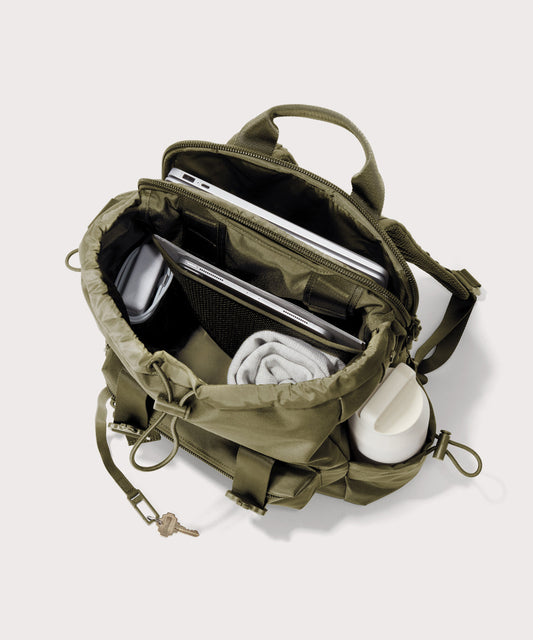 Brooklyn Backpack in Dark Moss