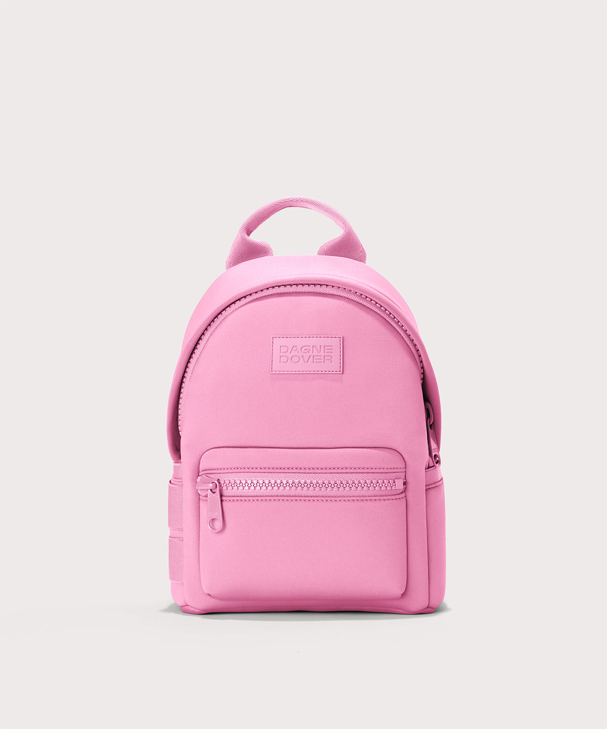 Dagne Dover Small Dakota Backpack in a true bubble gum pink.