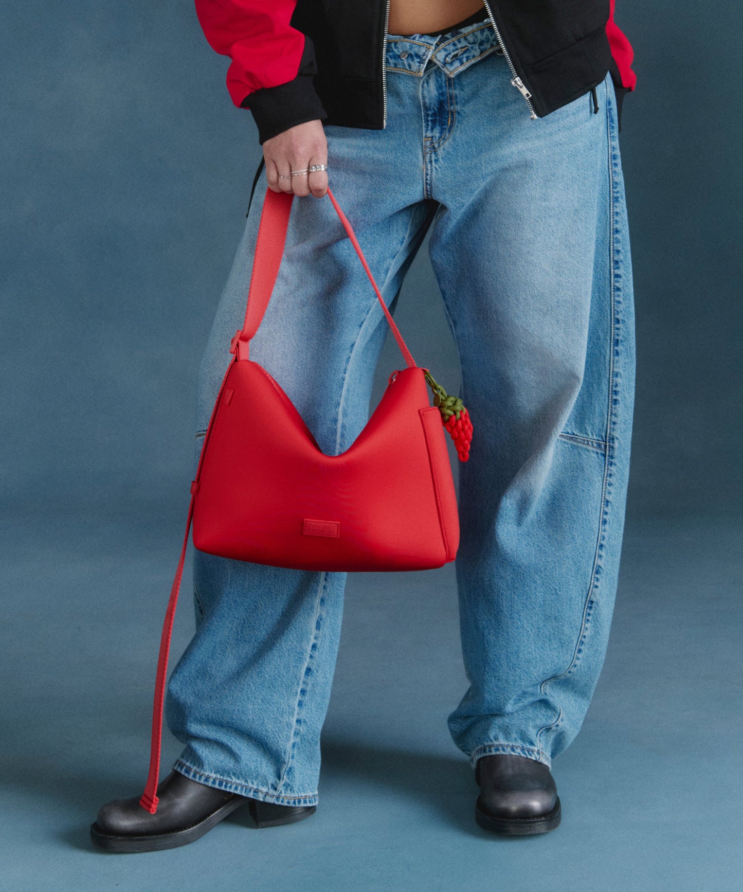 Rue Shoulder Bag in Cherry