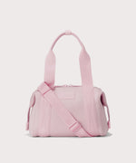 Small Landon Carryall in a cool, powdery pink with soft grey undertones