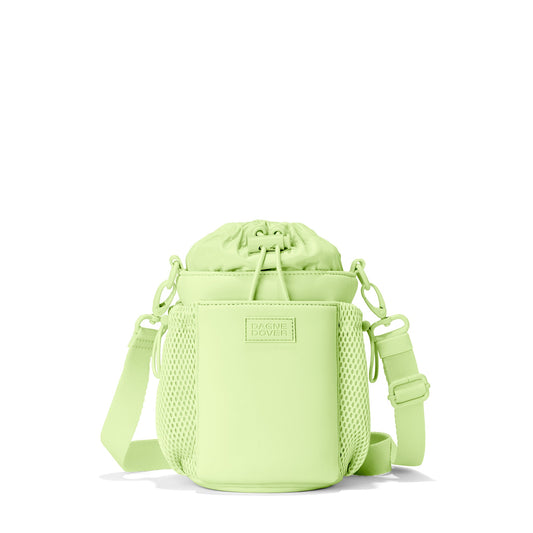 Dagne Dover Sloan Water Bottle Sling in a vibrant, creamy green.