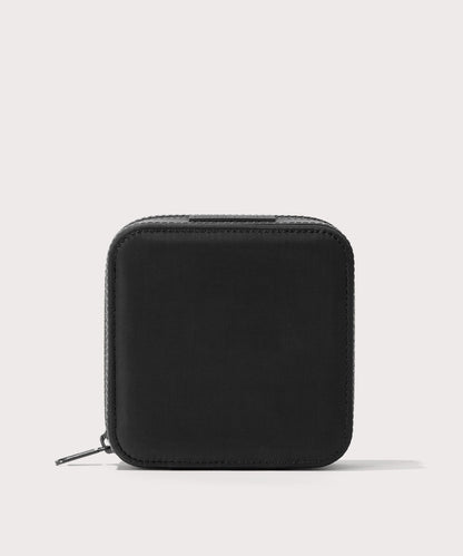 Dagne Dover Large Frankie Jewelry Case in black.