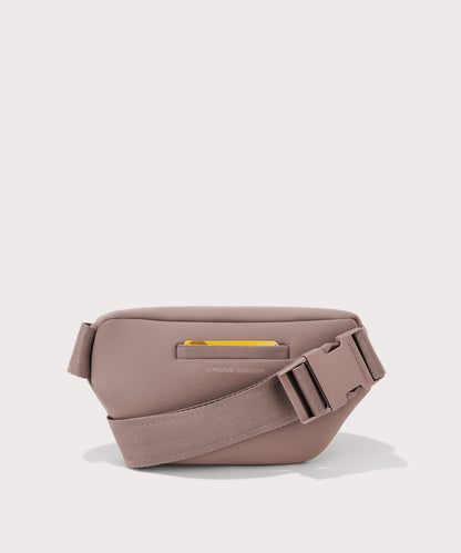 Dagne Dover Ace Fanny Pack in pink seen from the back