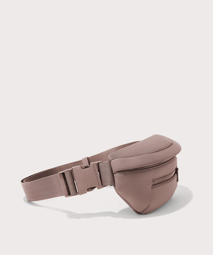 Dagne Dover Ace Fanny Pack in pink seen from the side