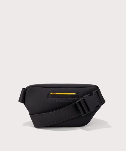 Dagne Dover Ace Fanny Pack in black seen from the back