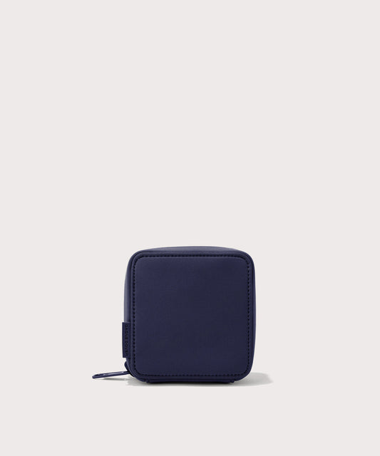 Dagne Dover small Arlo Tech Organizer in dark blue.