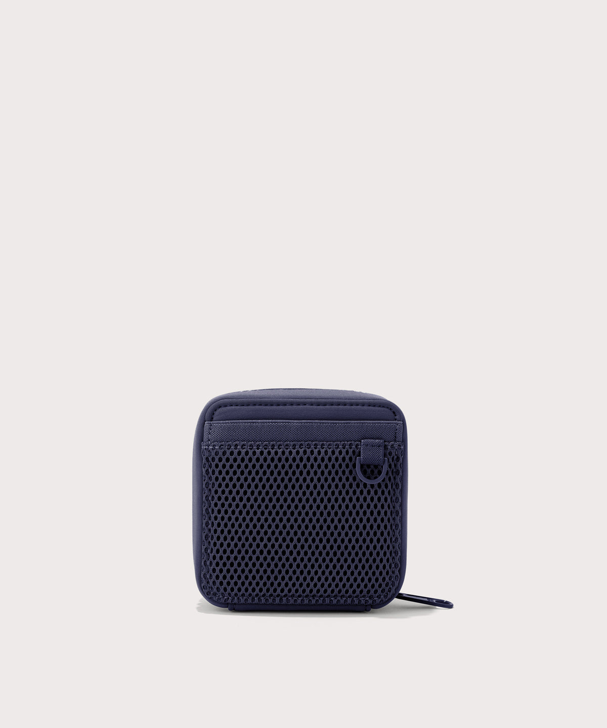 Dagne Dover small Arlo Tech Organizer in dark blue seen from the back.