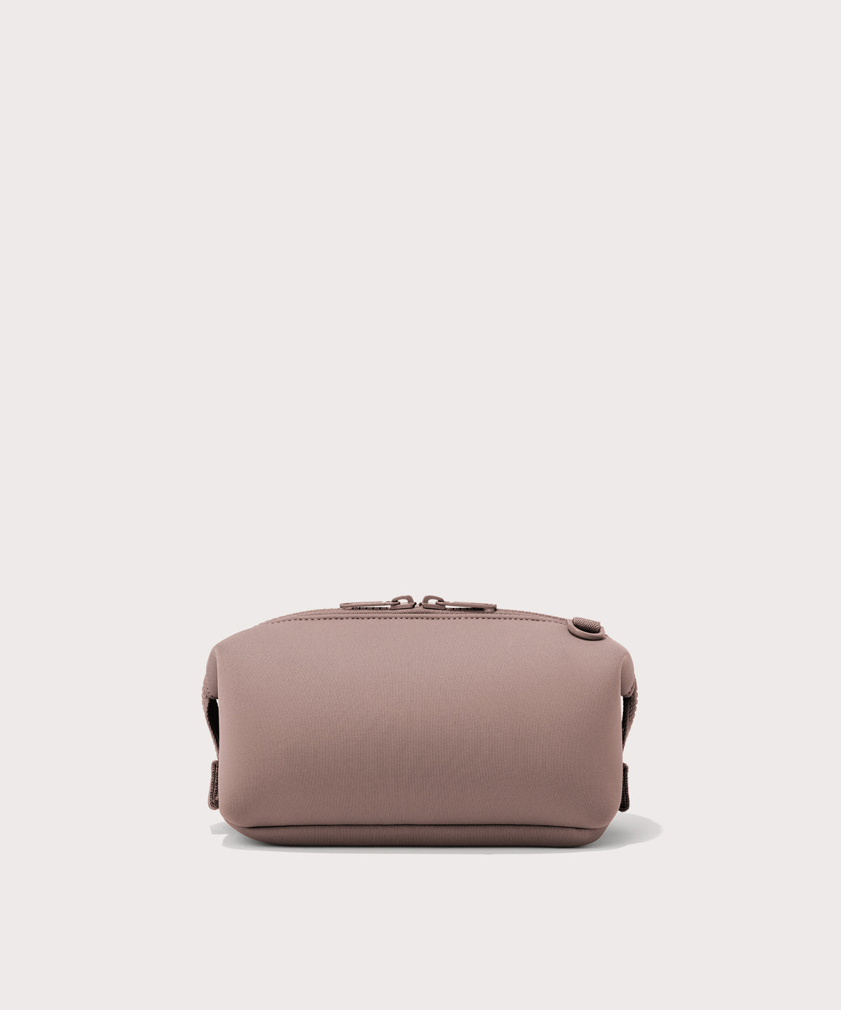 Dagne Dover Small Hunter Toiletry Bag in pink seen from the back.
