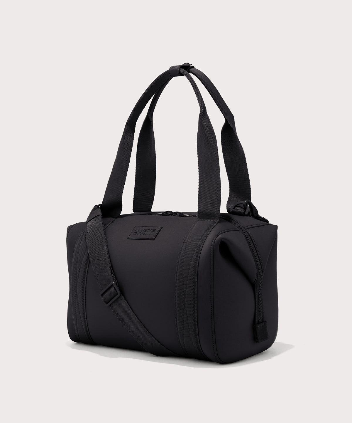 Large Landon Carryall in black, angle view