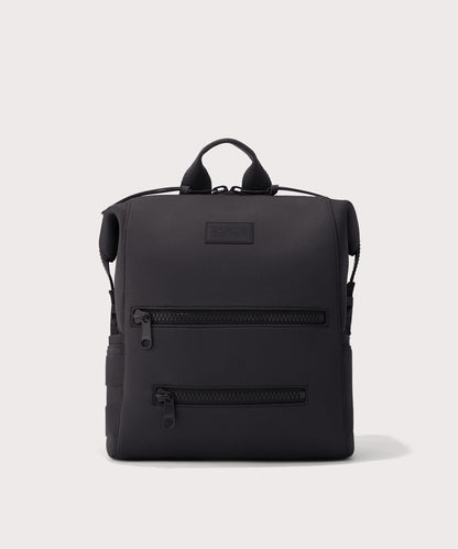 Dagne Dover medium Indi Diaper Backpack in black.