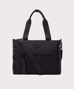 Dagne Dover large Wade Diaper Tote in black.