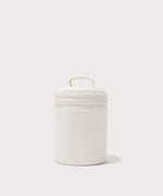 Dagne Dover large Mila Toiletry Pouch in white.
