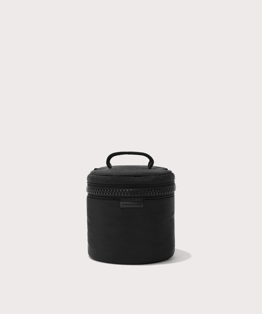 Dagne Dover small Mila Toiletry Pouch in black.