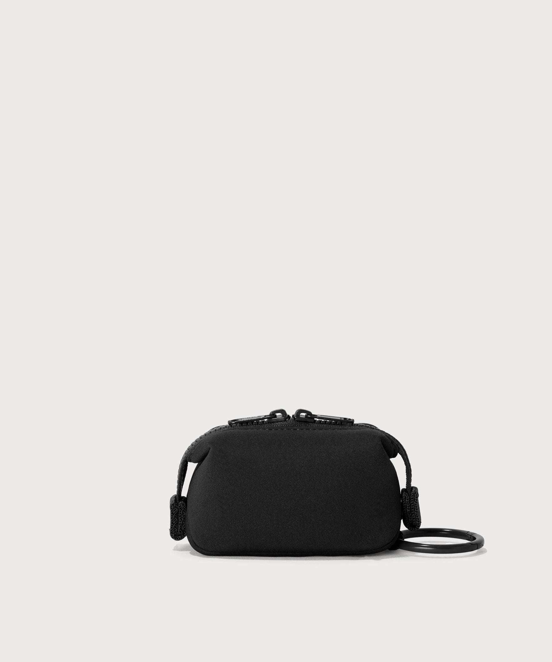 Dagne Dover Hunter Keychain in black seen from the back.