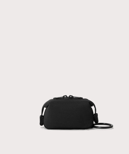 Dagne Dover Hunter Keychain in black seen from the back.