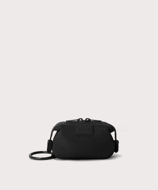 Dagne Dover Hunter Keychain in black.