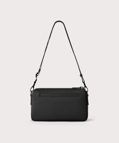 Dagne Dover Nora Shoulder Bag in black, back angle.