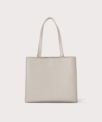 Dagne Dover medium Allyn Tote in light grey.