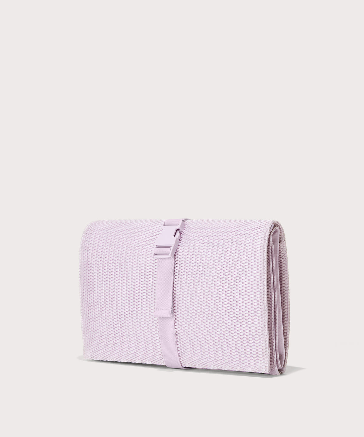 Dagne Dover Joey Changing Kit in a soft purple with grey undertones seen from an angle.