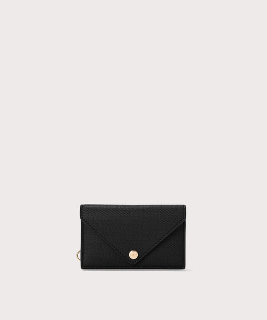 Dagne Dover vegan Card Case in black.
