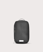 Front view of medium Roma packing cube in carbon black