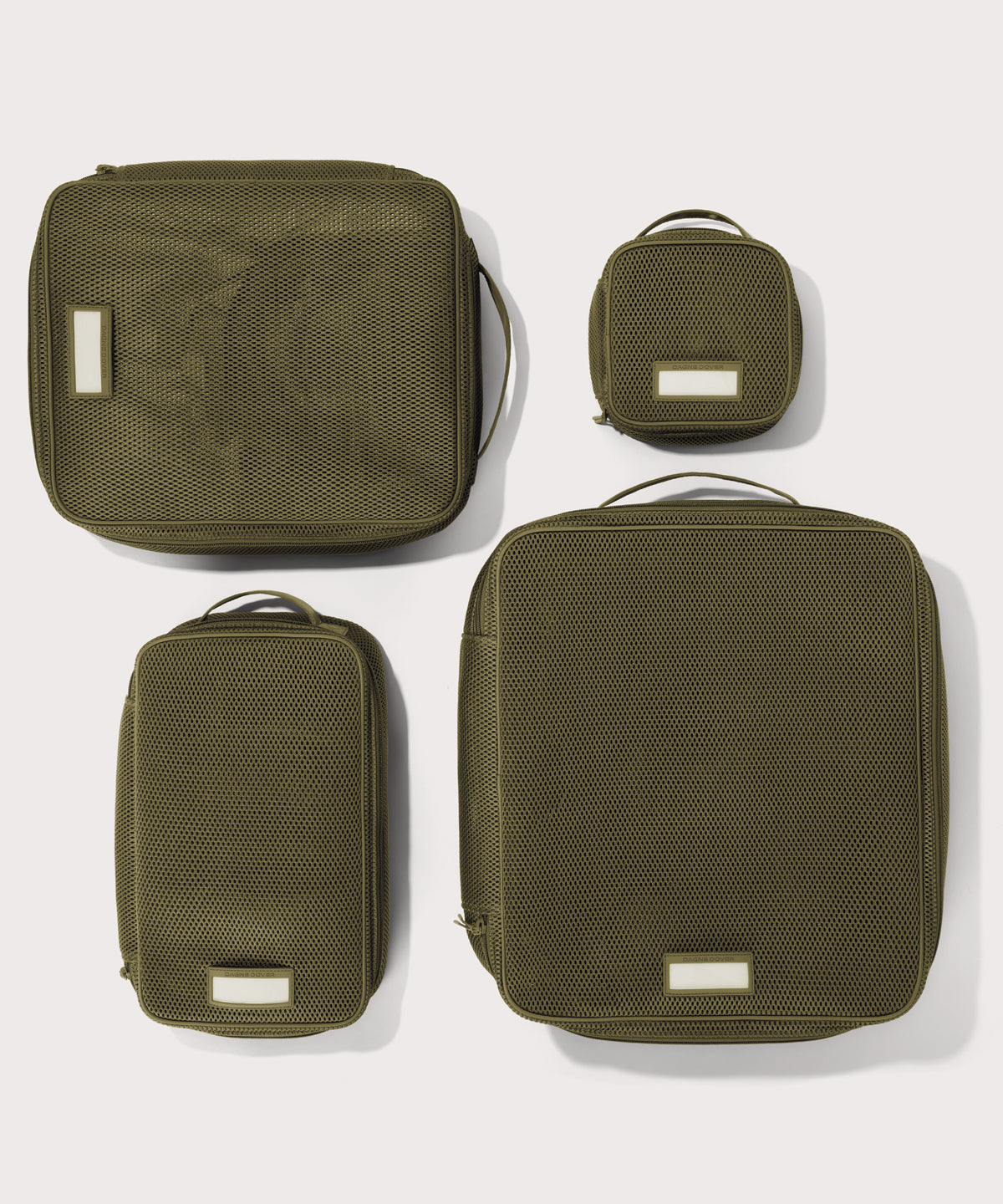 Roma Packing Cube in Dark Moss Air Mesh, Small